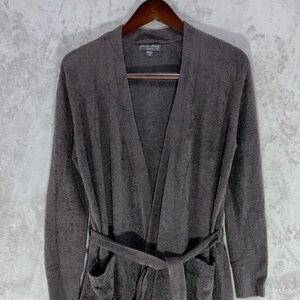 Barefoot Dreams CozyChic Lite Carbon Belted Long Robe Size XXS/XS
